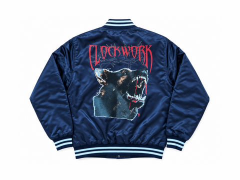 Satin varsity  jacket